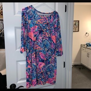 Lilly Pulitzer Fish Tropical Dress Size Medium